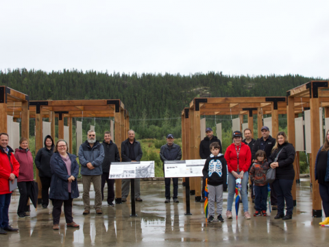 Inauguration du parc commémoratif des Bâtisseurs à Radisson